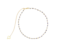 Necklace Maman et Sophie Woman in Silver Tanzanite RCCMBTZ